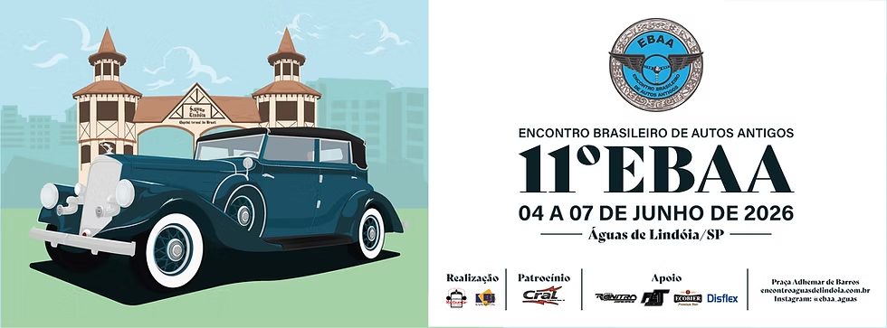 11º ENCONTRO BRASILEIRO DE AUTOS ANTIGOS DE ÁGUAS DE LINDÓIA