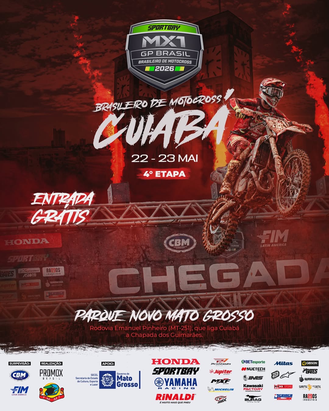 MX1 GP Brasil - Brasileiro de Motocross CUIABÁ