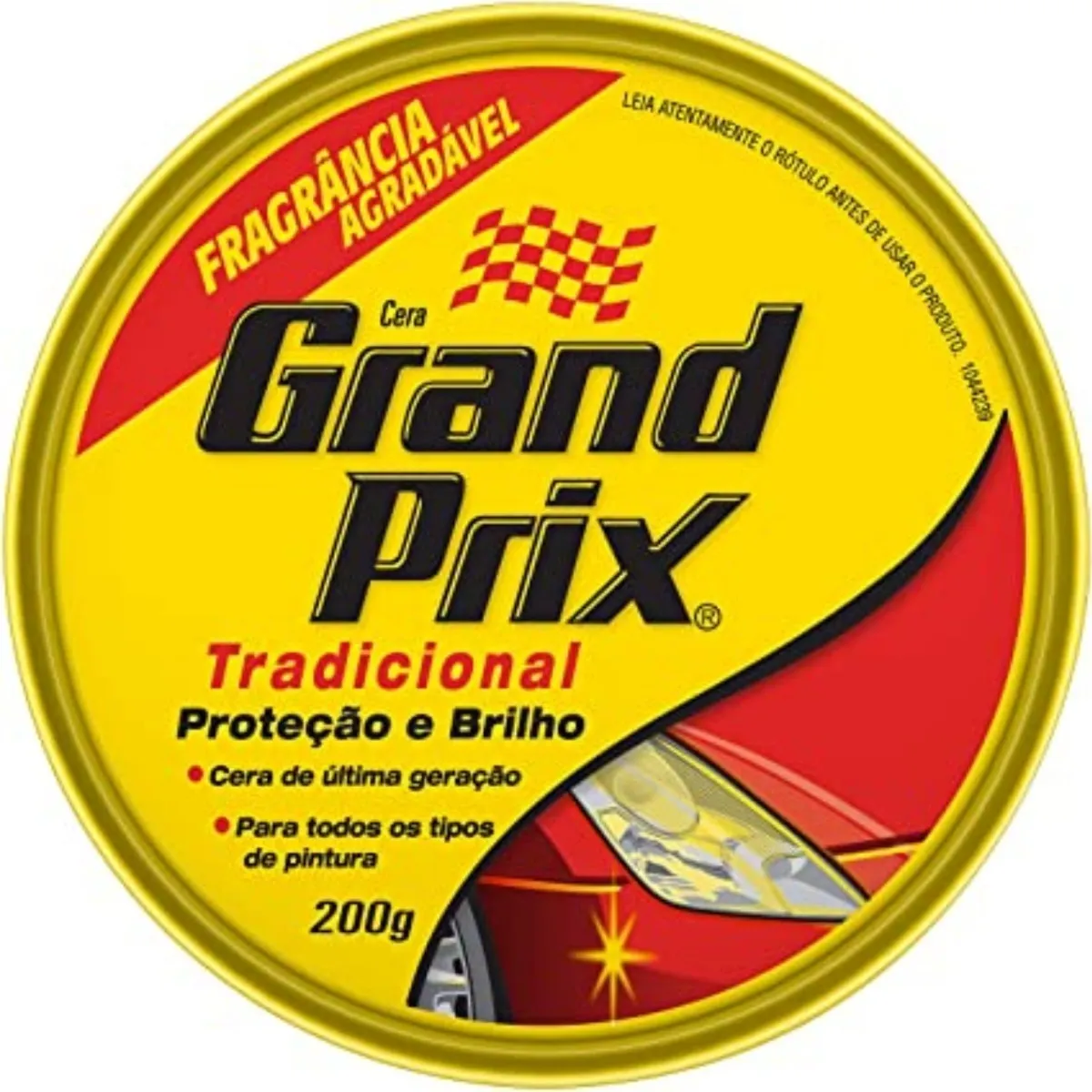 Grand Prix Cera Polimento tradicional lata 200g 6 unidades