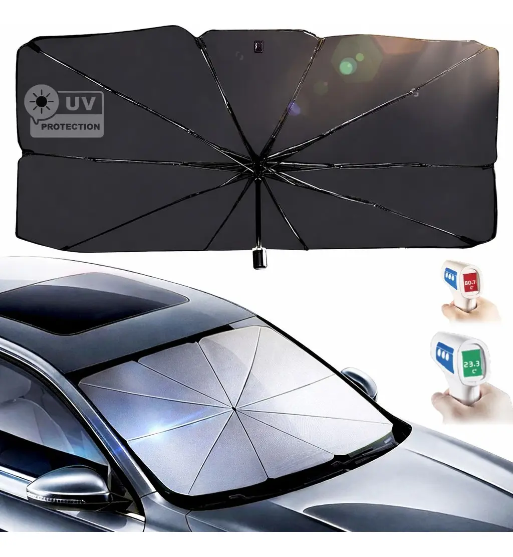 Quebra Sol Para Brisa Carro Protetor Solar Guarda Chuva